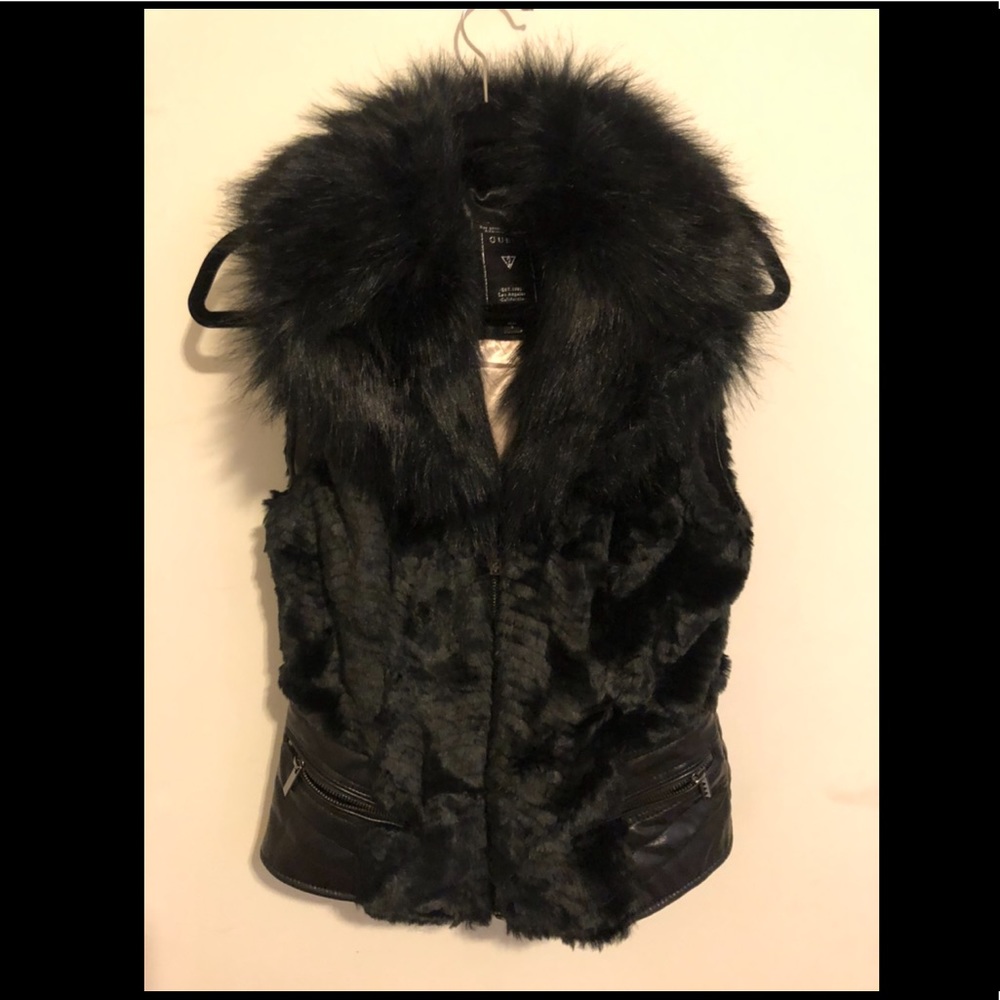 Faux Fur Guess Brand Vest